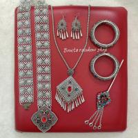 ราคา เครื่องประดับชุดไทยล้านนา สีเงินรมดำ รุ่น WB04 (20551419587)