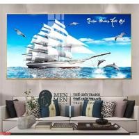 ราคา วาดภาพติดผนัง แล่นเรือใบเรียบ รหัส วัณโรค867 พิมพ์ขอ แถมตะปูแขวนรูป (25891965884)