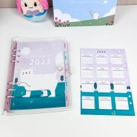 ราคา หน้าคั่น 6 รู White Cat ปี 2023 ขนาด A6/A5 Planner Refill Paper 6 Holes Dashboard สมุดแพลนเนอร์ mimisplan (21851272628)