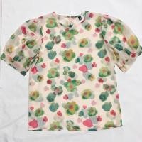 ราคา ❌❌ ❌❌ ส่งต่อ‼️เสื้อชีฟองลายดอก แขนตุ๊กตา (5243743013)