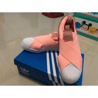 ราคา SS slip on adidas แท้100% จากญี่ปุ่น สีชมพูโอรส size 39 (1450698317)