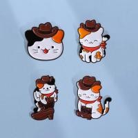 ราคา เข็มกลัด Pin ลายคาวบอยแมวน่ารัก และป้ายกระเป๋าเป้ การ์ตูน อุปกรณ์เสริมที่เหมาะสำหรับเด็ก (40958529720)