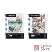 ราคา Renaissance สมุดวาดรูป สมุดสเก็ตซ์ B5 สมุดวาดภาพ สมุดไม่มีเส้น R-901 B5 100G 50SH คละลายปก จำนวน 1 เล่ม (21856956820)