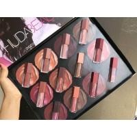 ราคา ลิป Huda beauty แท่งเหลียมใหญ่ 12 สี 12 แท่ง❤ (1117302747)