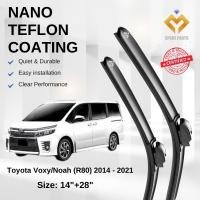 ราคา Toyota Voxy/Noah (R80) Premium Japan Tech Car Wiper Blades 14+28 ไร้ริ้ว ทนทาน ติดตั้งง่าย + (27287118828)