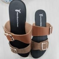 ราคา POLO RALPH HOUSE TA 38 TAN รองเท้าแตะผู้หญิง (26487918341)