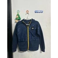 ราคา Hoodie zip adidas สีกรม มือสองของแท้ (41159323601)