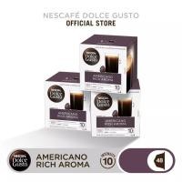 ราคา NESCAFE DOLCE GUSTO เนสกาแฟโดลเช่ กุสโต้ NEW AMERICANO นิว อเมริกาโน่ 16แคปซูล/กล่อง (3กล่อง) (17269968254)
