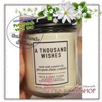 ราคา Bath & Body Works / Single Wick Candle 7 oz. (A Thousand Wishes) (49703299572)