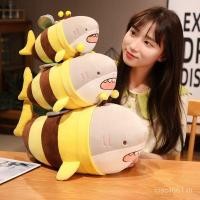 ราคา หมอนโซฟาของขวัญผึ้งฉลามชุดตกแต่งข้ามพรมแดนตุ๊กตา ผู้มีอิทธิพล สไตล์ผึ้งครัวเรือนฉลามตุ๊กตาสาว ฟิจน์ (49404479706)