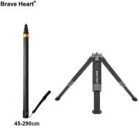 ราคา 290cm Carbon Fiber Invisible Extended Edition Selfie Stick For Insta360 ONE X2 ONE RS R Accessories For GoPro Insta 360 (14091289497)