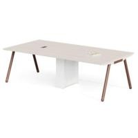 ราคา WS - Conference Table โต๊ะสำนักงานเวิร์คสเตชั่น โต๊ะประชุม โต๊ะทำงานอเนกประสงค์ รุ่น Petra Series (28419165601)