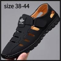 ราคา รองเท้าแฟชั่นผู้ชายฤดูร้อนหนังรองเท้าลําลองรองเท้าผ้าใบตาข่าย Breathalbe Size38-44 (44957436210)