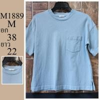ราคา เสื้อยืด แบรนด์ญี่ปุ่น มือสอง ไซส์ M อก 38 ยาว 22 รหัส M1889 (48506895987)