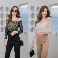 ราคา บอดี้สูทปาดไหล่ลูกไม้ มีซับใน (20456911791)