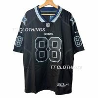 ราคา NFL Football Premium Jersey Rugby Lamb 88 BLACK Dallas เสื้อคาวบอย Plus Size Men (28619949338)