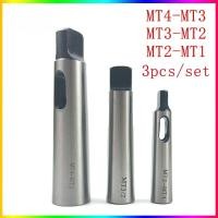 ราคา 3pcs/set Morse taper bush mt2-mt1 mt3-mt2 mt4-mt3 taper joint taper sleeve for Morse shank Morse bu (51752687213)