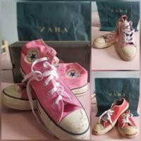 ราคา Sales Price รองเท้าผ้าใบ รองเท้าหุ้มข้อ 37" ป้าย converseสินค้ามือ 2Made in USA (2299456544)