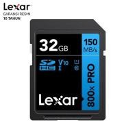 ราคา Lexar SD Card 32GB BLUE Series 800x PRO 150MB/s SDHC (42003759460)