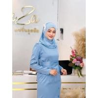 ราคา ชุดเดรส เดรสออกงาน เพื่อนเจ้าสาว ชุดนิกะฮ เดรสยาว ชุดอิสลาม ชุดมุสลิม (23136412298)