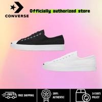 ราคา 【ของแท้】 Converse Jack Purcell ดำ-ขาว รองเท้าแคนวาสลายเรียบ ดีไซน์ timeless (56007632470)
