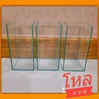 ราคา โหลปลากัด ขนาด3×3×6 นิ้ว 1ชุด 3ใบ (6017216532)