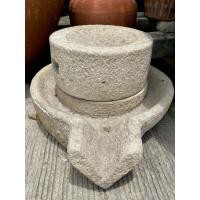 ราคา โม่แป้งโบราณ โม่หินโบราณ เครื่องบดแป้งหินแกรนิต ชุดใหญ่ (48050657793)