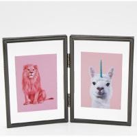 ราคา SALEกรอบรูปกระจก แบบคู่ ตั้งโต๊ะ ใส่ภาพ การ์ด โปสการ์ด 7 นิ้ว (14638547660)