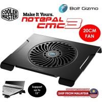 ราคา Cooler Master Notepal CMC3 Cooler Pad (R9-NBC-CMC3-GP) พัดลมระบายความร้อนโน้ตบุ๊กสูงสุด 15" 200MM พัดลมฮีทซิงค์แล็ปท็อปเงียบ (22968977620)