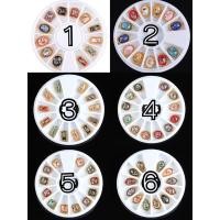 ราคา อะไหล่ตกแต่งเล็บ เพชรตกแต่งเล็บ คละสี 12ช่อง ส่งจากไทย (9939882085)