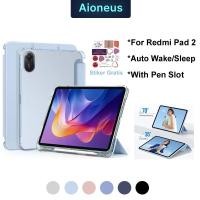 ราคา Redmi Pad 2 11 นิ้วกรณี Redmi Pad 2Pro POCO Pad M1 12.1 "2025 Flip Casing Xiaomi Redmi Pad 2 Soft Case Auto Wake/Sleep ฝาครอบแท็บเล็ต (26188537763)
