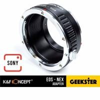ราคา เมาท์แปลง K&F EOS-NEX ( Canon EF - Sony E / FE / NEX Lens Adapter / EOS / EF / EFS / KF ) (2841104133)