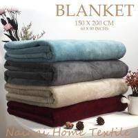 ราคา 150x200 ซม.ผ้าห่มไมโครไฟเบอร์สีธรรมดานุ่มพิเศษผ้านวมตุ๊กตาอบอุ่นขนาดควีนไซส์โซฟาผ้าห่ม (52305340419)