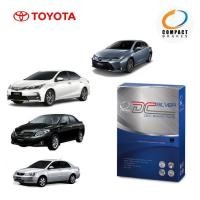 ราคา Compact DC Silver ผ้าเบรค (หน้า-หลัง) Toyota Altis โตโยต้า อัลติส (12087043766)