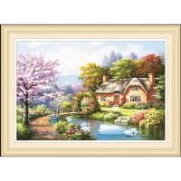 ราคา Ailuo AL53519 3D ฉากบ้านแสนสุข ภาพวาดปักครอสติช (41013522200)