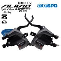 ราคา มือเกียร์จักรยาน SHIMANO ALIVIO, ST-M4000 รุ่นติดมือเบรค ซ้าย+ขวา 9-SPD พร้อมสายในเกียร์ (20253980274)