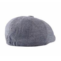 ราคา ❤ BUTTERMERE Linen Newsboy Men Beret Spring Summer Light Gray Eight Panel Hat British Style Vi (27004811836)