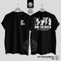 ราคา พร้อมส่ง เสื้อยืดคอกลมแขนสั้นพิมพ์ลาย One Ok Rock สีดำ Cotton100% S-5XL (26301357633)