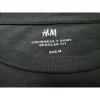 ราคา เสื้อยืดสีพื้น มือสอง H&M ของแท้ สีเทาเข้ม (8265645925)