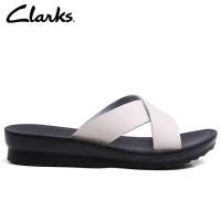 ราคา Merliah Clarks_ รองเท้าแตะรัดส้นหนังสีดำ i สำหรับผู้หญิง (27951994278)