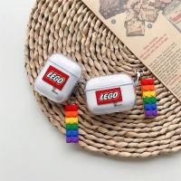 ราคา บล็อกตัวต่อสีสันสดใสเหมาะสําหรับ AirPods Pro3 Pro2 ฝาครอบหูฟังไร้สายบลูทูธ Apple AirPods1/2nd Generation 3rd Generation ฝาครอบป้องกัน (54755686528)