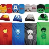 ราคา หมอนผ้าห่ม Ironman ไอรอนแมน & Captain America กัปตันอเมริกา & Hulk ฮัล์ค & Thor ธอร์ Avengers อเวนเจอร์ 12นิ้ว(140x95cm) (416178689)