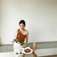 ราคา Used once❤ Slash Tank (Brick color) (5937235359)