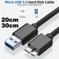 ราคา สาย เอ็กซ์เทอร์นอล ฮาร์ดไดรฟ์ กล่อง ใส่ฮาร์ดดิส (External box) USB 3.0 Type A to Micro B Cable USB3.0 Fast Data Sync (4107769556)