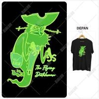 ราคา Flying Dutchman เสื้อยืด Spongebob Animation เสื้อยืดผ้าฝ้ายพรีเมี่ยม Combed 30s เสื้อผ้า Djalur (51503358025)