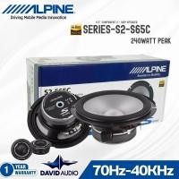 ราคา Alpine S2-S65C ลำโพงแยกชิ้น 6.5 นิ้ว ลำโพงรถยนต์ เสียงคมชัด กลางแหลมดี เบสแน่น (43864130310)