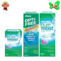 ราคา OPTI-FREE RepleniSH / Pure Moist น้ำยาล้างแช่ ความชุ่มชื่น (1 ขวด 90/300ml.) (7152393642)