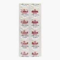 ราคา Cemol Central ซีมอล พาราเซตามอล พาราลดไข้ บรรเทาปวด แผงละ 10 เม็ด เม็ดขาวกลม Cemol (22628887271)