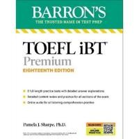 ราคา TOEFL IBT PREMIUM WITH 8 ONLINE PRACTICE TESTS + ONLINE AUDIO (BARRON'S) (9781506290539) c321 crma (28251333543)