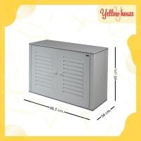 ราคา YellowHouse ตู้รองเท้า นอกบ้าน ตู้สำหรับจัดเก็บรองเท้า กล่องเก็บของ กล่องใส่ของ PVC รุ่น D2 (23042743020)